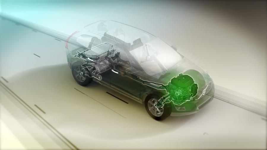Схема Volvo XC60 Plug-in Hybrid Concept 2012 года  (фото 16 из 20)